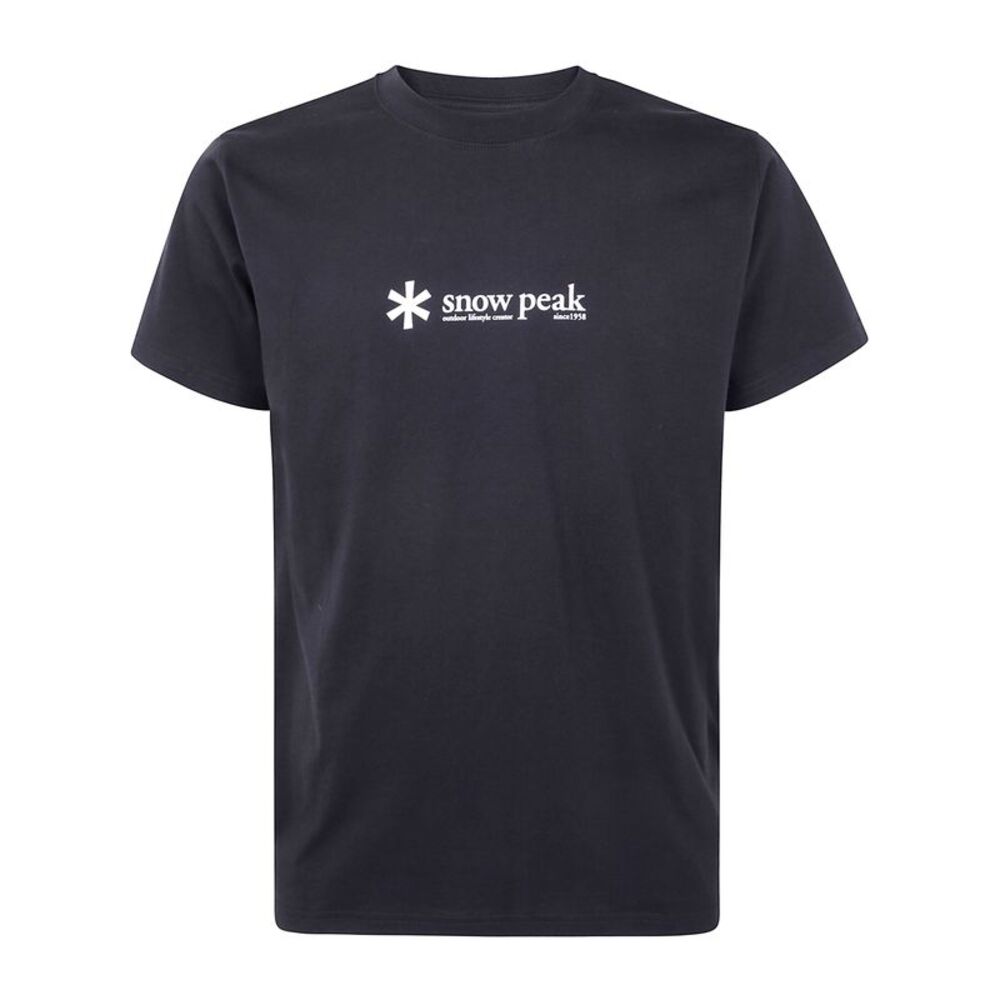 Snow Peak Men Soft Cotton "Logo" Short Sleeves T-Shirt